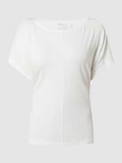 s.Oliver BLACK LABEL Shirt mit Taillengürtel in Ecru, Größe 40