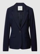 s.Oliver BLACK LABEL Blazer mit Knopfverschluss in Marine, Größe 34