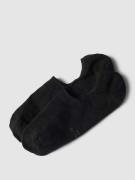 camano Sneakersocken mit Label-Detail Modell 'INVISIBLE' in Black, Grö...