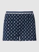 Mey Boxershorts mit Allover-Print Modell 'BARBER' in Dunkelblau, Größe...