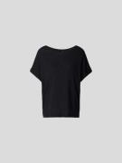 Juvia T-Shirt mit U-Boot-Ausschnitt in Black, Größe XS