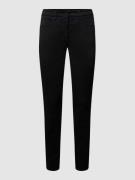 Luisa Cerano Skinny Fit Jeans mit Umschlag in Black, Größe 36