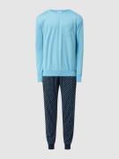 Calida Pyjama aus Baumwolle in Hellblau, Größe XXL