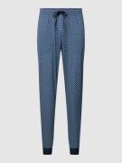 Calida Pyjama-Hose mit Allover-Muster Modell 'Remix' in Blau, Größe S