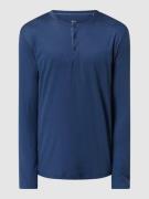 Calida Serafino-Shirt mit Modal-Anteil in Marine, Größe S