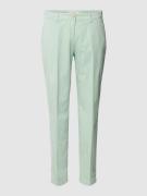 Brax Slim Fit Stoffhose mit Bügelfalten Modell 'STYLE.MARON' in Mint, ...