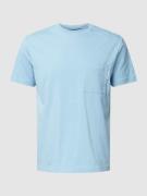 Marc O'Polo Denim T-Shirt mit Brusttasche in Hellblau, Größe S