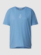 Marc O'Polo Denim T-Shirt mit Motiv-Stitching in Hellblau, Größe XS