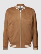 JOOP! Jeans College-Jacke mit Eingrifftaschen Modell 'Bubar' in Camel,...