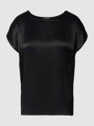 More & More T-Shirt mit U-Boot-Ausschnitt in Black, Größe 34