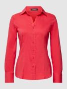 More & More Bluse mit abgerundetem Saum Modell 'Billa' in Rot, Größe 3...