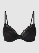 Marie Jo Push-Up-BH mit Spitzenbesatz Modell 'Jane' in Black, Größe 75...