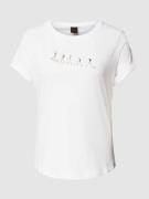 FIRE + ICE T-Shirt mit Motiv-Print in Weiss, Größe S