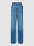 OPUS Jeans mit Label-Patch Modell 'Miberta' in Bleu, Größe 38/32