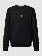 Polo Ralph Lauren Sweatshirt mit Logo-Stitching in Black, Größe M