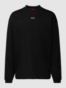 HUGO Sweatshirt mit Label-Detail Modell 'Daposo' in Black, Größe XXL
