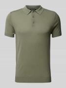 Antony Morato Slim Fit Poloshirt im unifarbenen Design in Hellgruen, G...