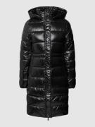 Calvin Klein Womenswear Steppmantel mit Kapuze in Black, Größe L