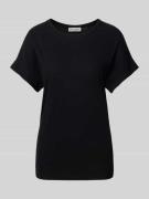Marc O'Polo T-Shirt im unifarbenen Design in Black, Größe S