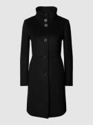 Esprit Collection Mantel mit Stehkragen in Black, Größe XL