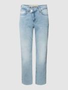 MAC Jeans mit Label-Patch Modell 'CRISSCROSS' in Hellblau, Größe 34