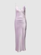 Mango Midikleid mit V-Ausschnitt Modell 'josh' in Lavender, Größe S