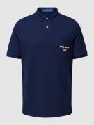 Polo Sport Classic Fit Poloshirt mit Brusttasche in Marine, Größe S
