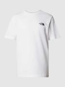 The North Face T-Shirt mit Label-Print Modell 'SIMPLE DOME' in Weiss, ...