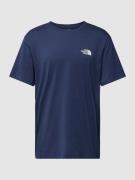 The North Face T-Shirt mit Label-Print in Marine, Größe M