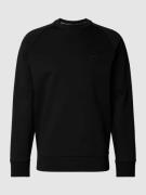 BOSS Sweatshirt mit Label-Badge Modell 'Stadler 82' in Black, Größe M