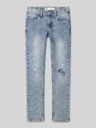 Levi’s® Kids Slim Fit Jeans im 5-Pocket-Design in Blau, Größe 140