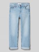 Mango Regular Fit Jeans mit Gesäßtaschen in Hellblau, Größe 116