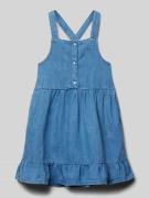 Tommy Hilfiger Teens Jeanskleid im Stufen-Look mit Label-Stitching in ...
