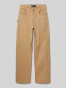 Blue Effect Stoffhose mit 5-Pocket-Design in Beige, Größe 140