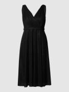 TROYDEN COLLECTION Cocktailkleid mit Taillenpasse in Black, Größe 42