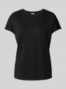 Jake*s Collection T-Shirt mit Rundhalsausschnitt in Black, Größe 36