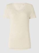 Marc O'Polo Shirt aus Jersey in Offwhite Melange, Größe XL