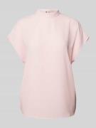 Jake*s Collection Blusenshirt mit Stehkragen in Rosa, Größe 34