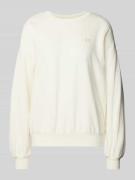Mazine Sweatshirt mit überschnittenen Schultern Modell 'Monica' in Off...
