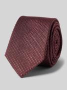 OLYMP Level Five Krawatte aus Seide mit Allover-Muster (5 cm) in Borde...