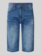 Blend Slim Fit Jeansshorts im 5-Pocket-Design in Dunkelblau, Größe S