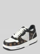 Guess Sneaker mit Label-Print Modell 'ANCONA' in Mittelbraun, Größe 40