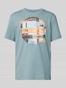 Tom Tailor T-Shirt mit Label-Print in Mint, Größe S