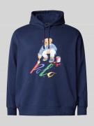 Polo Ralph Lauren Big & Tall PLUS SIZE Hoodie mit Label-Print in Marin...