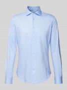 Profuomo Slim Fit Business-Hemd mit Haifischkragen in Bleu, Größe 41