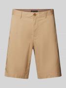 Michael Kors Regular Fit Shorts mit Gürtelschlaufen in Khaki, Größe 31