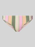 Roxy Bikini-Hose mit Streifenmuster Modell 'VISTA' in Oliv, Größe XS