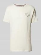 Tommy Hilfiger T-Shirt mit Rundhalsausschnitt in Sand, Größe S