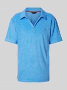 Tommy Hilfiger T-Shirt mit Label-Stitching Modell 'TERRY' in Blau, Grö...