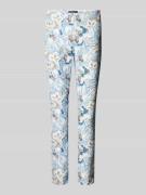 Gardeur Slim Fit Stoffhose mit floralem Allover-Muster Modell 'ZENE14'...